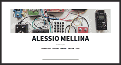 Desktop Screenshot of alessiomellina.com