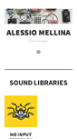 Mobile Screenshot of alessiomellina.com